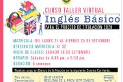 Curso Taller de Inglés básico virtual 2020